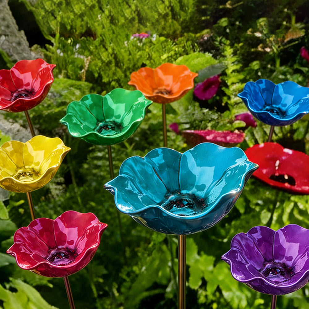 💖🎁2026 Mother's Day Gifts 50% Off--🎁Handmade Metal Flower Garden Stake🐦