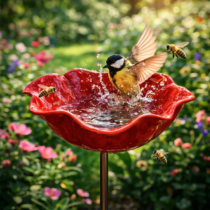 💖🎁2026 Mother's Day Gifts 50% Off--🎁Handmade Metal Flower Garden Stake🐦