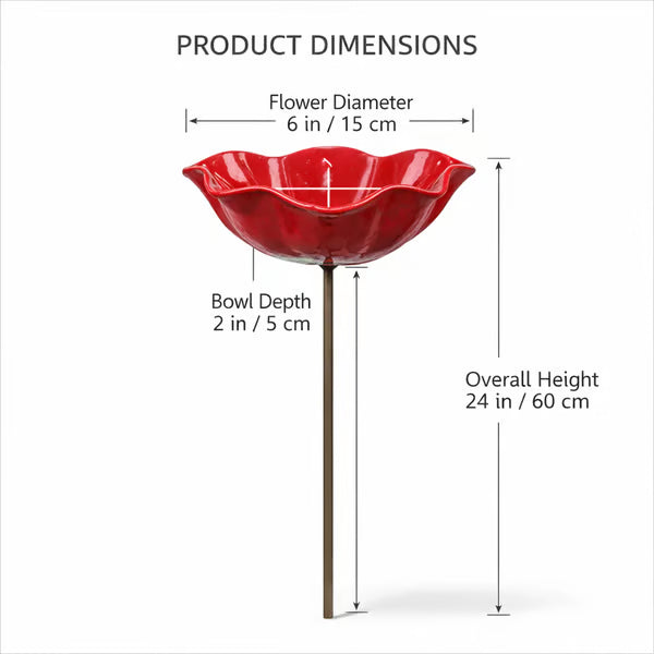 💖🎁2026 Mother's Day Gifts 50% Off--🎁Handmade Metal Flower Garden Stake🐦