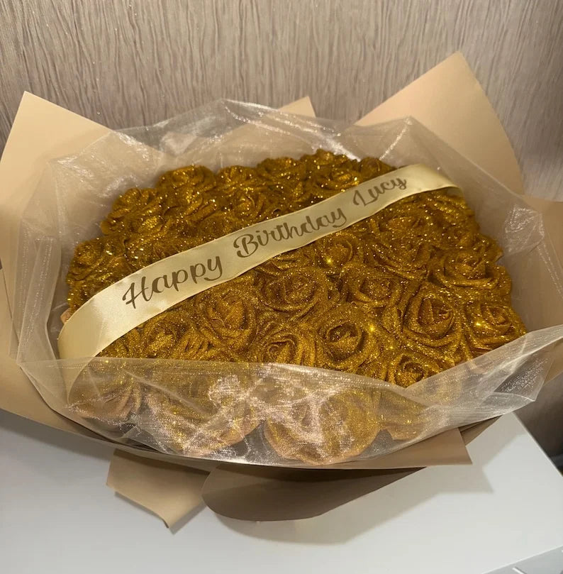 ✈️Fast Shipping Within 24 Hours💕Glitter Rose Bouquet💕Glitter Everlasting Rose Bouquet (Never Wither)