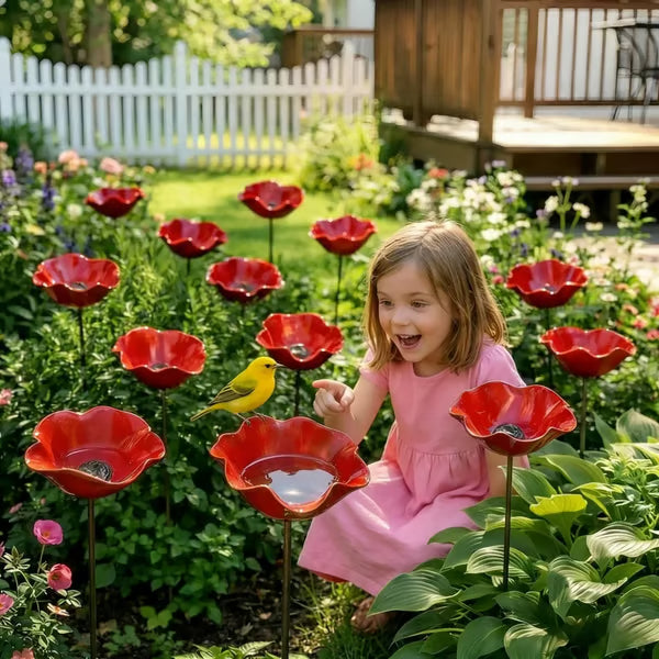 💖🎁2026 Mother's Day Gifts 50% Off--🎁Handmade Metal Flower Garden Stake🐦